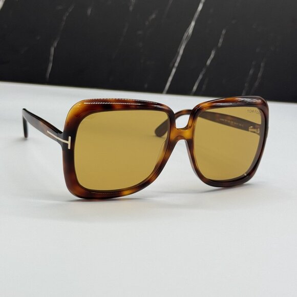 NEW TOM FORD LORELAI TF1156 52E SUNGLASSES HAVANA WOMEN EYEWEAR FT1156 52E main image 5